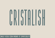 Cristalish Font Poster 1