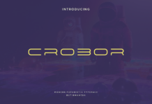 Crobor Font Poster 1