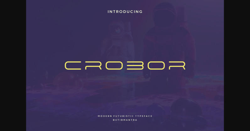 Crobor Font Poster 1