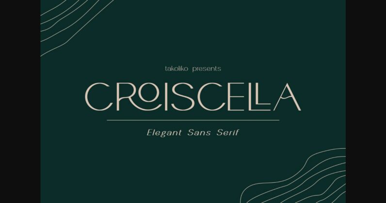 Croiscella Font Poster 3