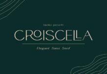 Croiscella Font Poster 1