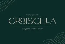 Croiscella Font Croiscella Font Poster 1