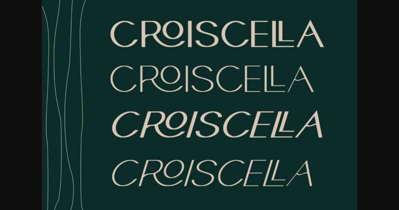 Croiscella Font Poster 4
