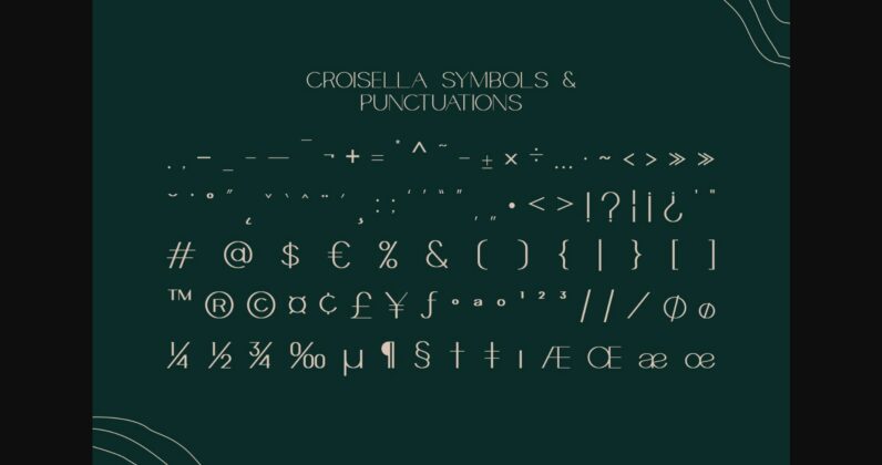 Croiscella Font Poster 8