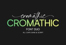 Cromathic Font Poster 1