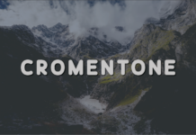 Cromentone Font Poster 1