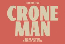 Croneman Font Poster 1