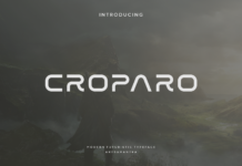 Croparo Font Poster 1