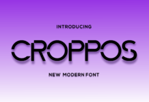 Croppos Font Poster 1