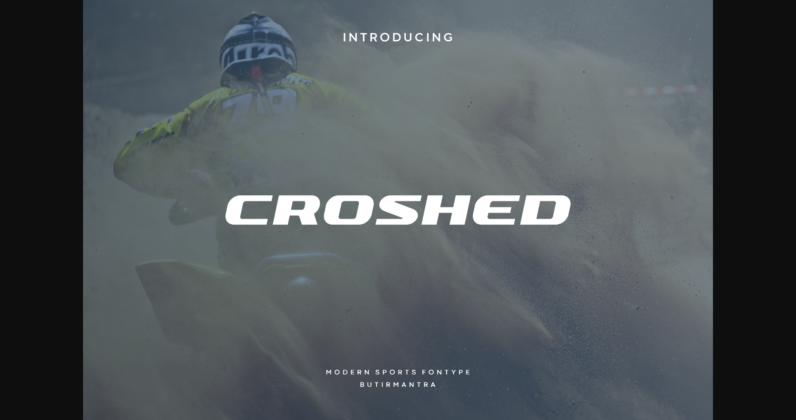 Croshed Font Poster 3