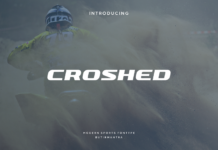 Croshed Font Poster 1