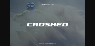 Croshed Font Poster 1