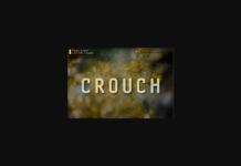 Crouch Font Poster 1