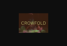 Crowfold Font Poster 1