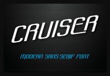 Cruiser Font Poster 1