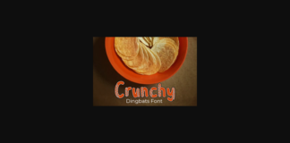 Crunchy Font Poster 1