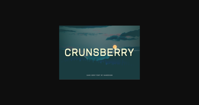Crunsberry Font Poster 3