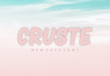 Cruste Font Poster 1