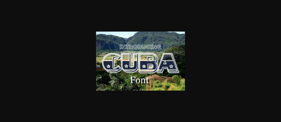 Cuba Font Poster 1