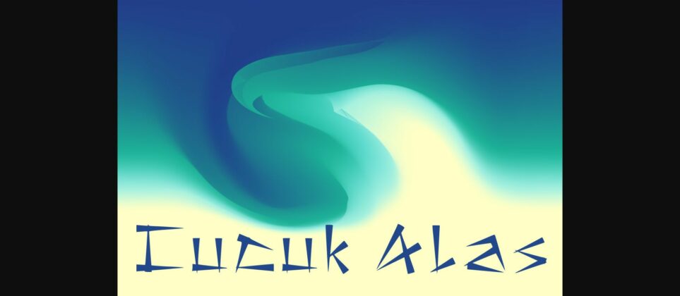 Cucuk Alas Font Poster 5