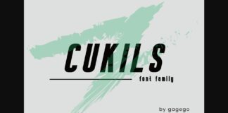 Cukils Font Poster 1