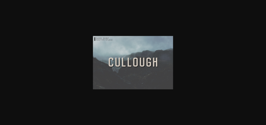 Cullough Font Poster 3