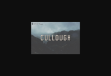 Cullough Font Poster 1