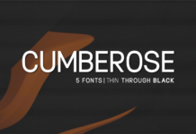 Cumberose Font Poster 1