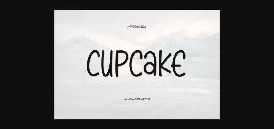 Cupcake Font Poster 3