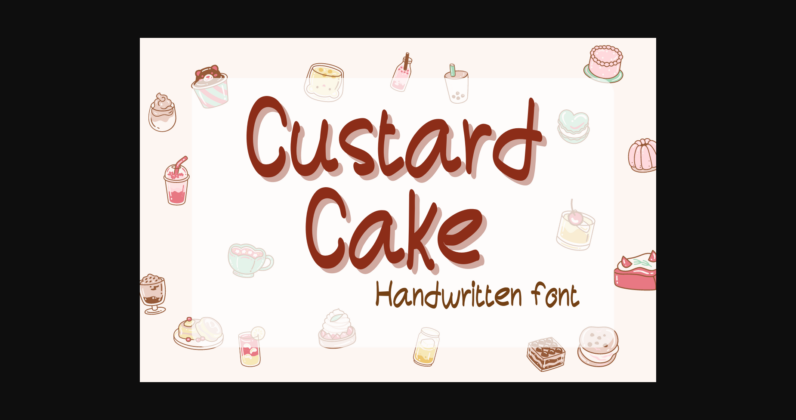 Custardcake Font Poster 3