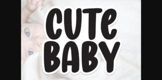 Cute Baby Font Poster 1