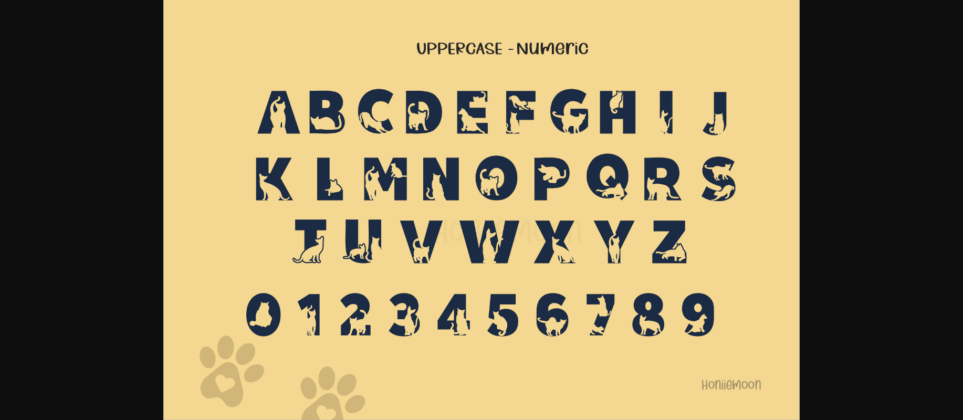 Cute Cat Font Poster 4