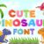 Cute Dinosaur Font