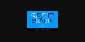 Cute Notes Font Poster 1