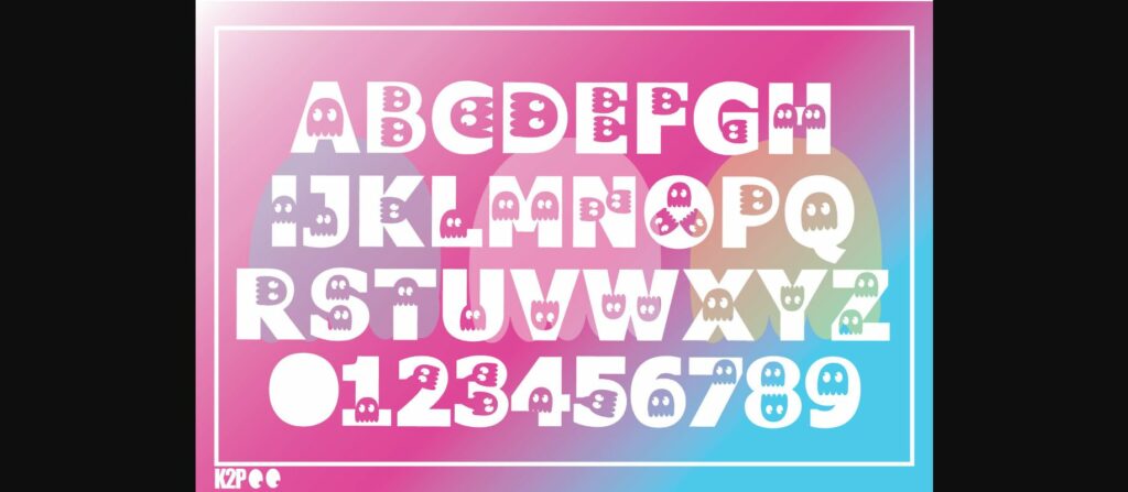 Cute Boo Font Poster 4