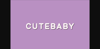 Cutebaby Font Poster 1