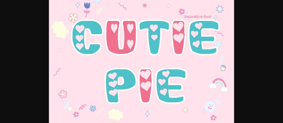 Cutie Pie Font Poster 3