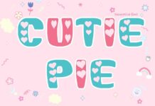 Cutie Pie Font Poster 1