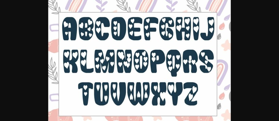 Cutie Pie Font Poster 8