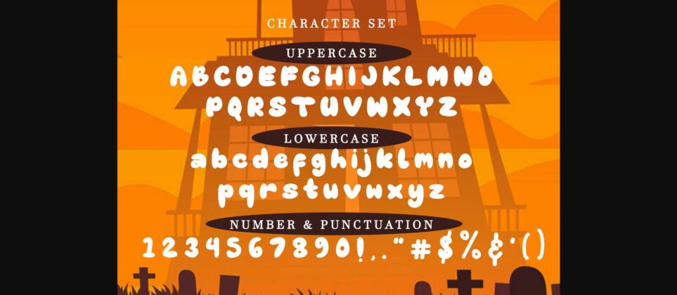 Cutie Zombie Font Poster 7