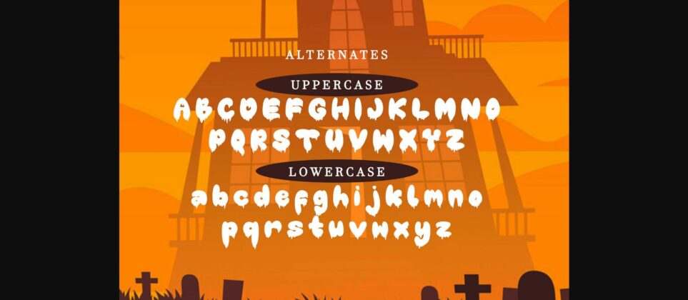 Cutie Zombie Font Poster 8