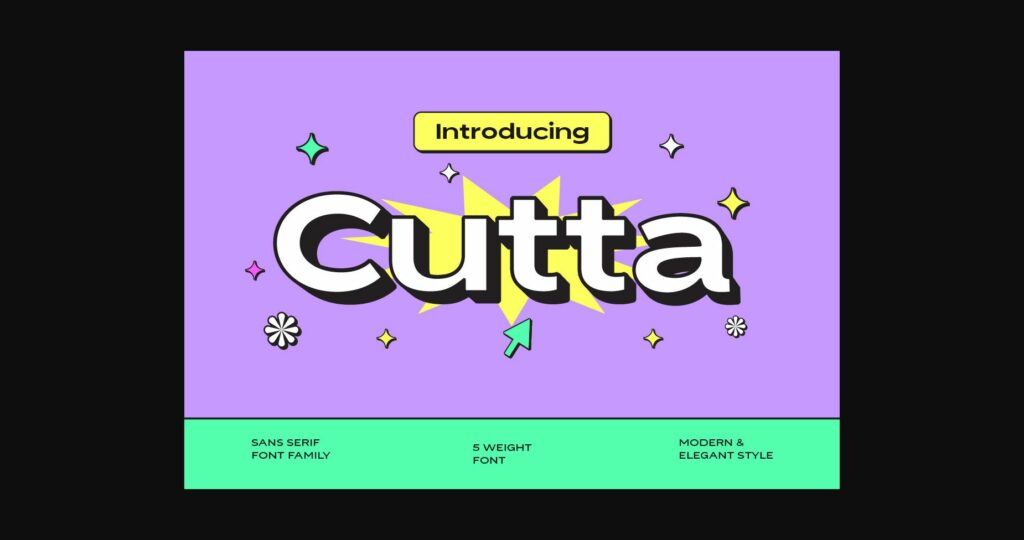 Cutta Font Poster 3