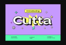 Cutta Font Poster 1