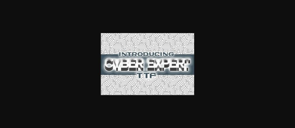 Cyber Expert Font Poster 3