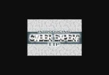Cyber Expert Font Cyber Expert Font Poster 1