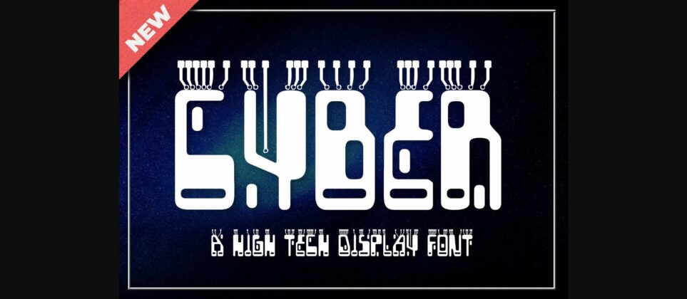 Cyber Font Poster 1