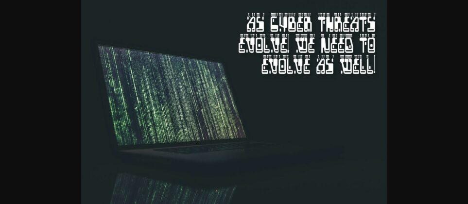 Cyber Font Poster 5