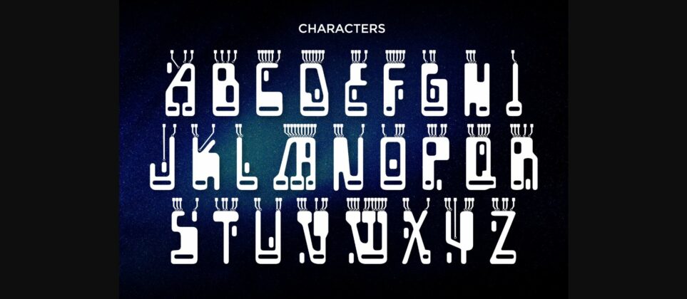 Cyber Font Poster 6