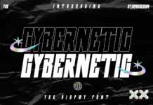 Cybernetic Font Poster 1