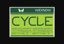 Cycle Font Poster 1